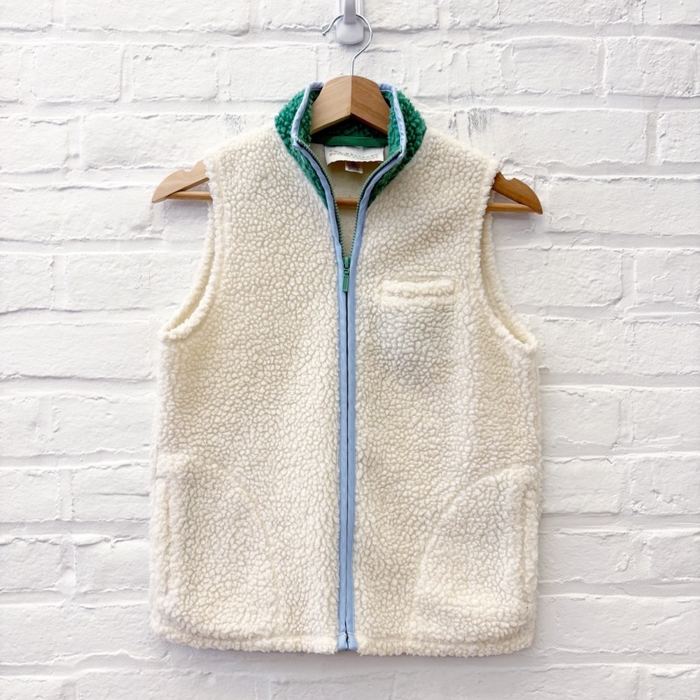The Beaufort Bonnet Company || TBBC Van Camp Sherpa Vest Cream 14